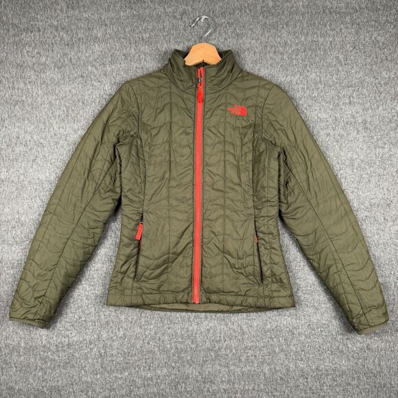 The North‎ Face Bombay Puffer Jacket Women's XS Green Outdoors Full Zip Quilted - Picture 1 of 9